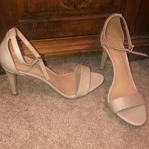 Aldo | Thin Strap Heels | Nude